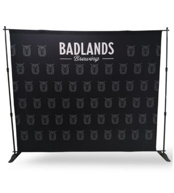 10' Exhibitor Expanding Display Kit, Media Wall, Backdrop, with Full Color Graphics