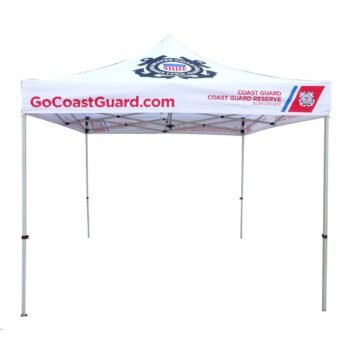 24 Hr Express Ship - 10' Steel Tent Kit, Includes Steel Frame and Sublimated Canopy Only