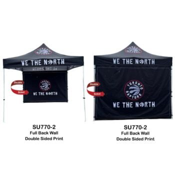 48 Hr Quick Ship - Full Back Wall for 10x10 Tent Kit, Sublimated, Double Sided Print