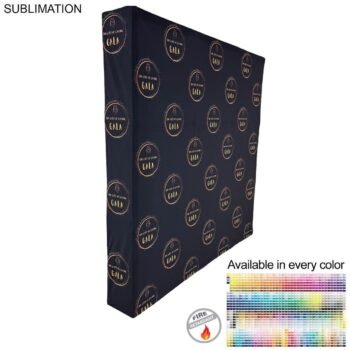 24Hr Express Ship -7.5' Straight Wall Full Height Display Kit with Wrap End Caps