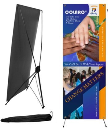 72 Hour Fast Ship - Economy, Cost Effective Advertising Banner with Graphics, X-Stand