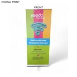 24 Hour Express Ship- Premium Pull Up Retractable Banner Double sided Graphics, (33.5x79)