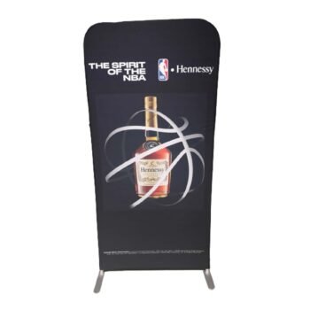 3’W x 78″H EuroFit Tension Fabric Banner Display Kit, Graphics Double Sided