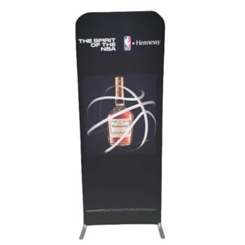 3'W x 96"H EuroFit Tension Fabric Banner Display Kit, Graphics Double Sided